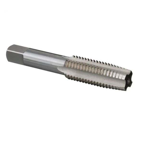 Tap America Straight Flute Hand Tap, Series TA, Imperial, 080 Thread, Taper Chamfer, 2 Flutes, HSS, Bright, T/A54025 - main